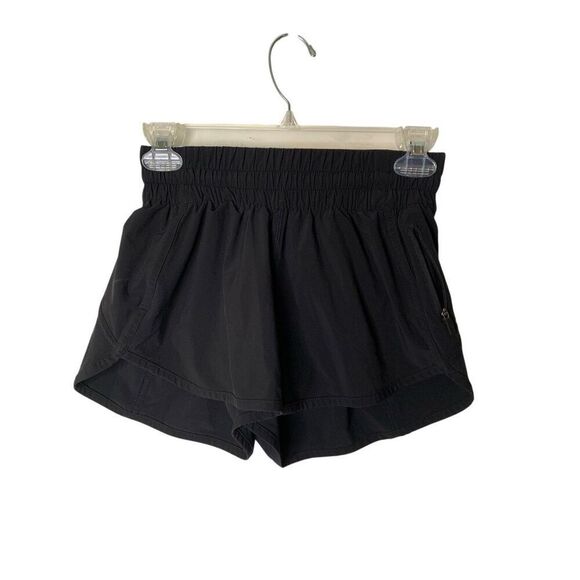 Lululemon Tracker Short V *4" black women's size 4 W7AZ2S - Picture 1 of 4